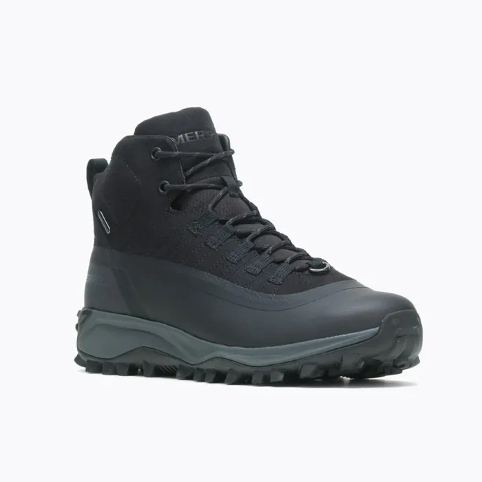 Thermo Snowdrift Mid Shell Waterproof Black Men Merrell Winter Boots