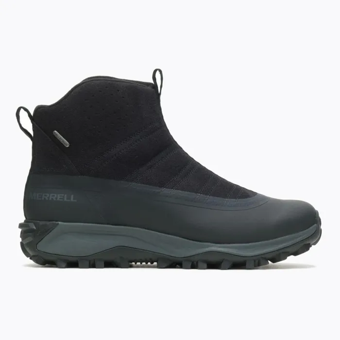 Thermo Snowdrift Zip Mid Shell Black Men Merrell Winter Boots