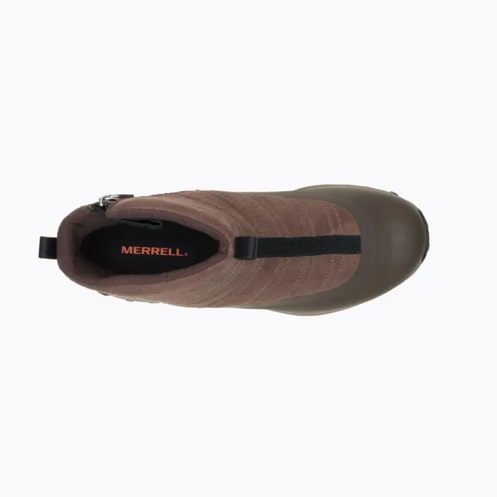 Thermo Snowdrift Zip Mid Shell Earth Men Merrell Winter Boots