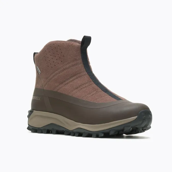Thermo Snowdrift Zip Mid Shell Earth Men Merrell Winter Boots