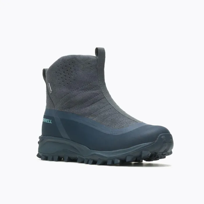 Thermo Snowdrift Zip Mid Shell Granite Women Merrell Boots