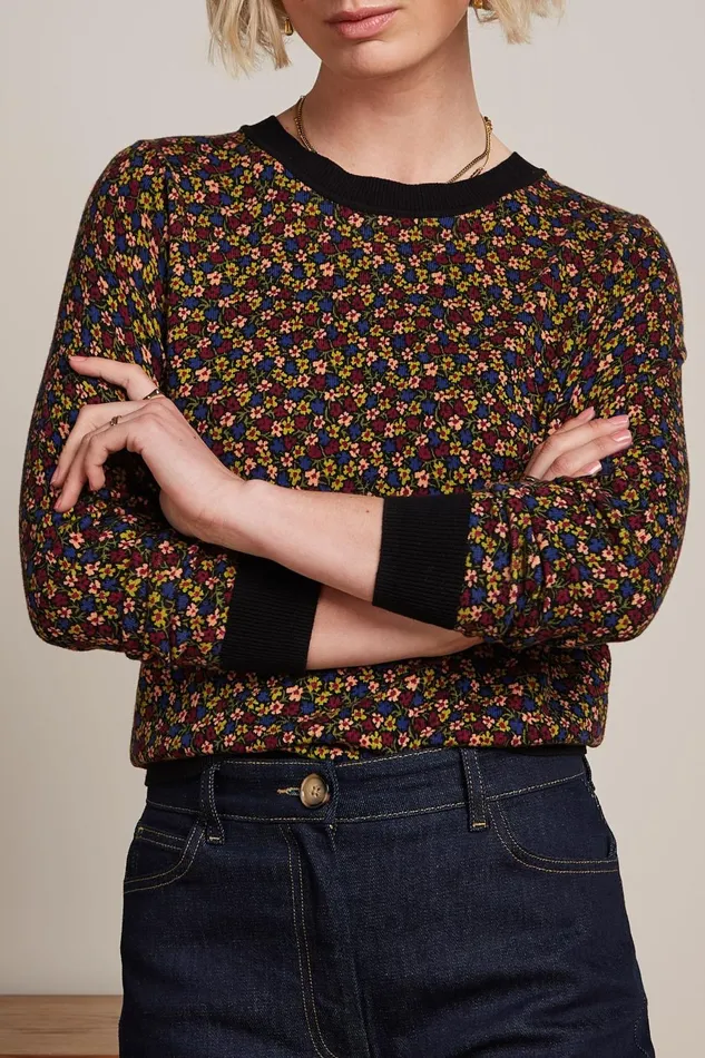 Tops and Shirts Women King Louie Agnes Top Flaminga Black 8211 Flaminga