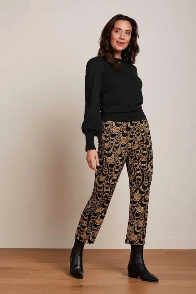 Tops and Shirts Women King Louie Audrey Bell Top Club Black 8211 Club