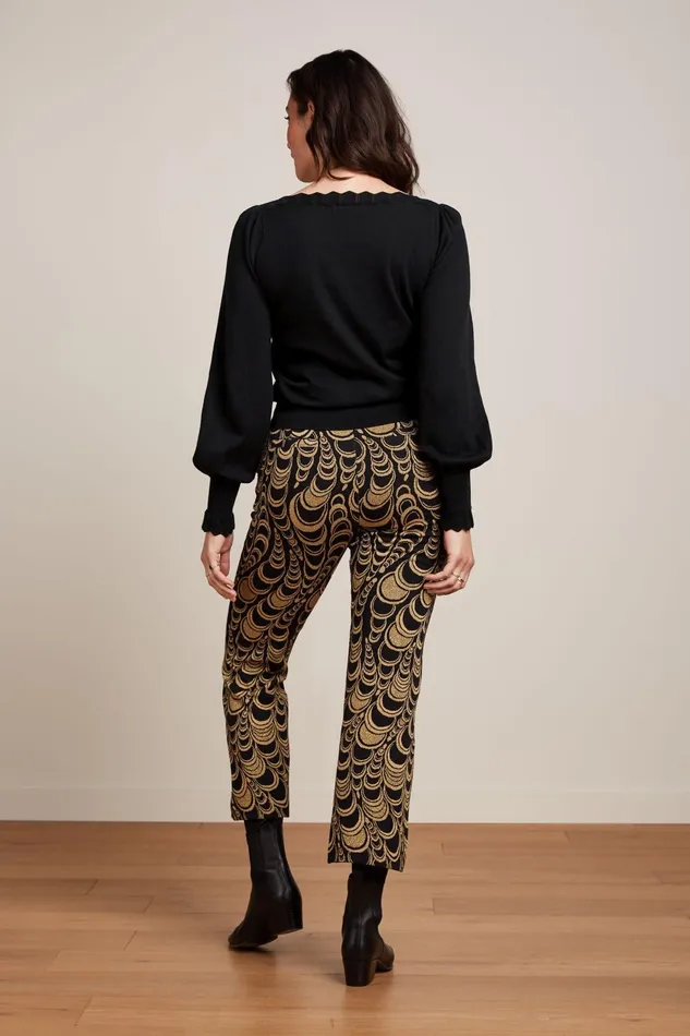 Tops and Shirts Women King Louie Audrey Bell Top Club Black 8211 Club