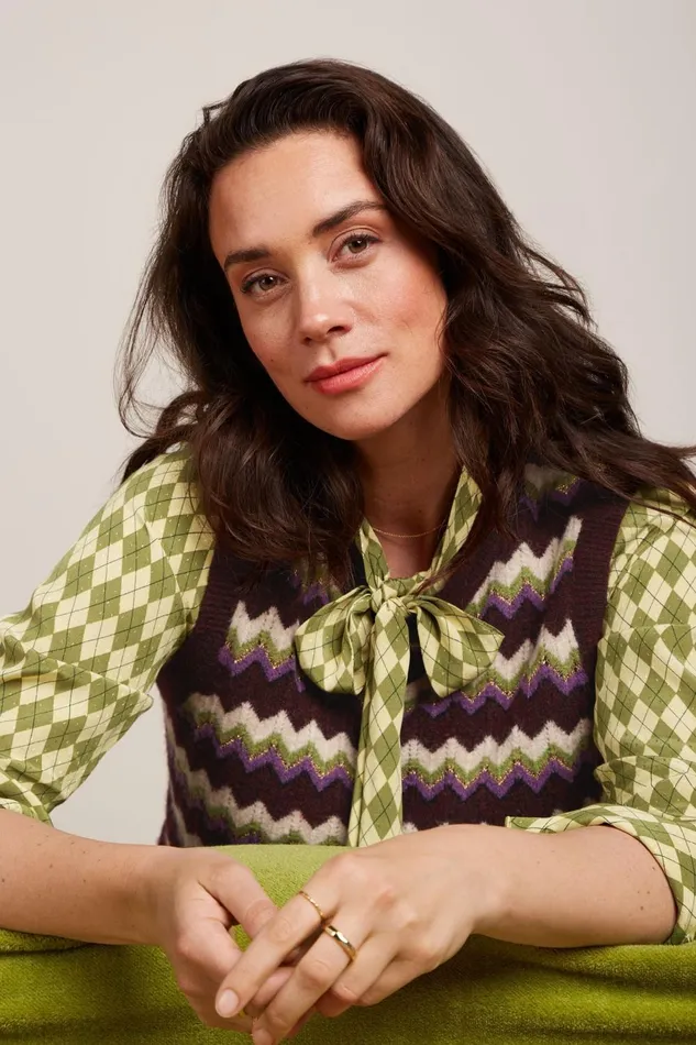 Tops and Shirts Women King Louie Boxy Spencer Gladys Porto Red 8211 Gladys