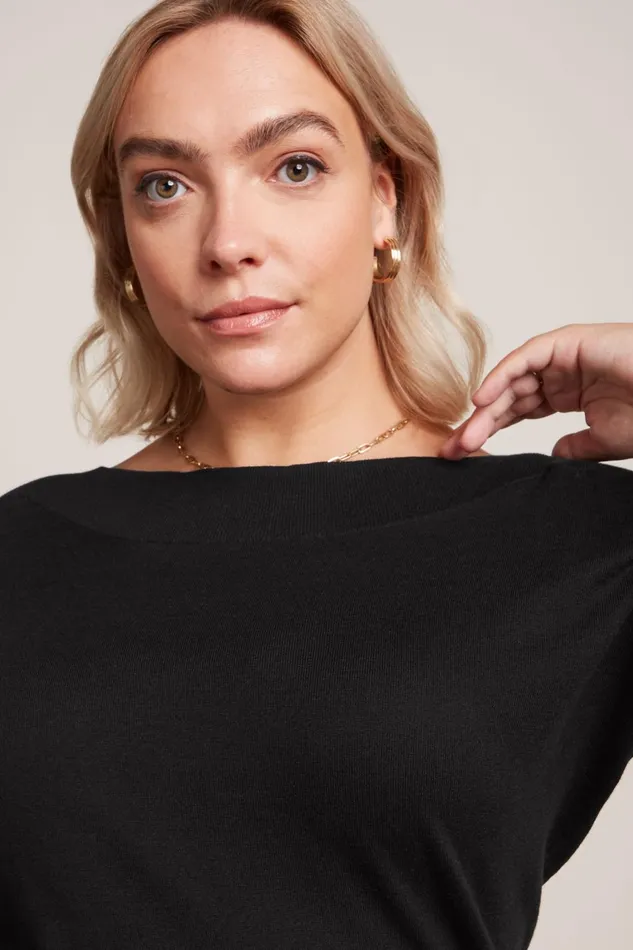 Tops and Shirts Women King Louie Cybil Top Cocoon Black 8211 Cocoon