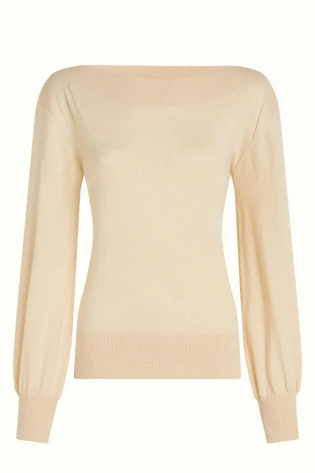 Tops and Shirts Women King Louie Cybil Top Cocoon Cream 8211 Cocoon