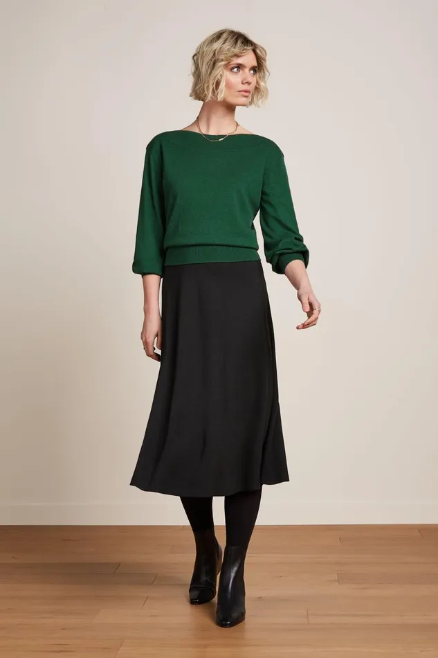 Tops and Shirts Women King Louie Cybil Top Cocoon Forest Green 8211 Cocoon