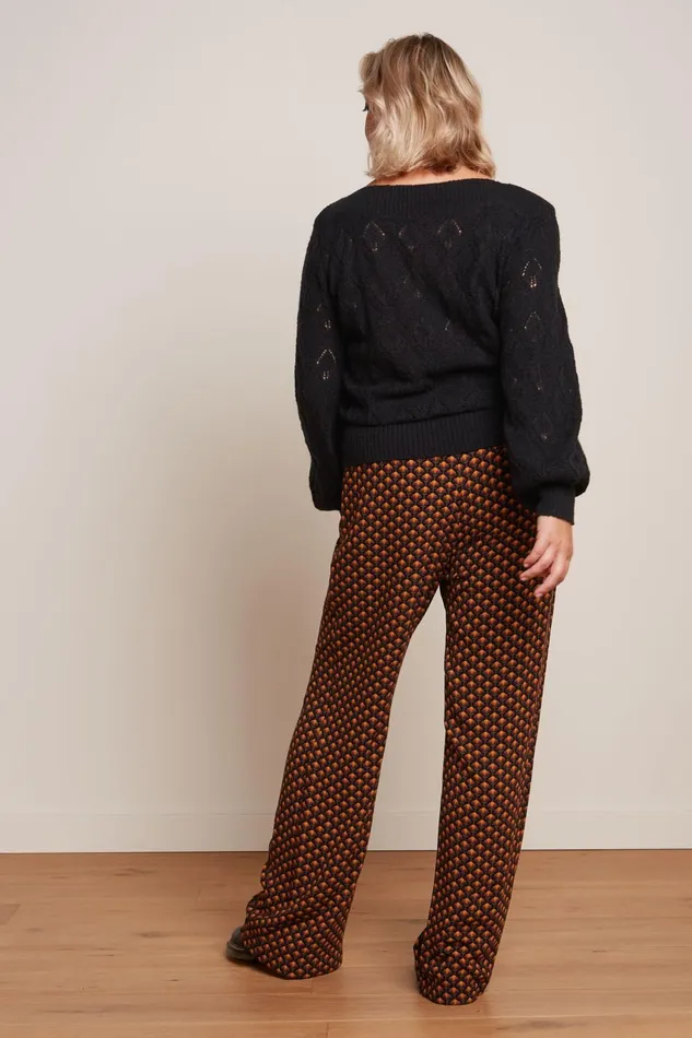 Tops and Shirts Women King Louie Erin Bell Top Orcia Black 8211 Orcia