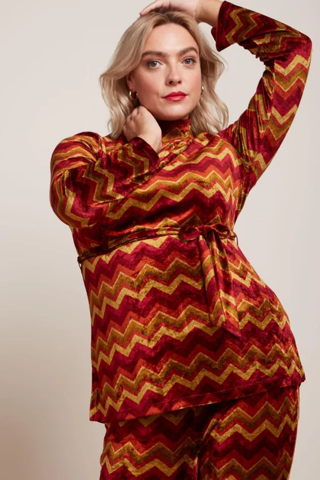 Tops and Shirts Women King Louie Heloisa Tunic Top Penny Cabernet Red 8211 Penny Tops and Shirts Women King Louie Heloisa Tunic Top Penny Cabernet Red 8211 Penny