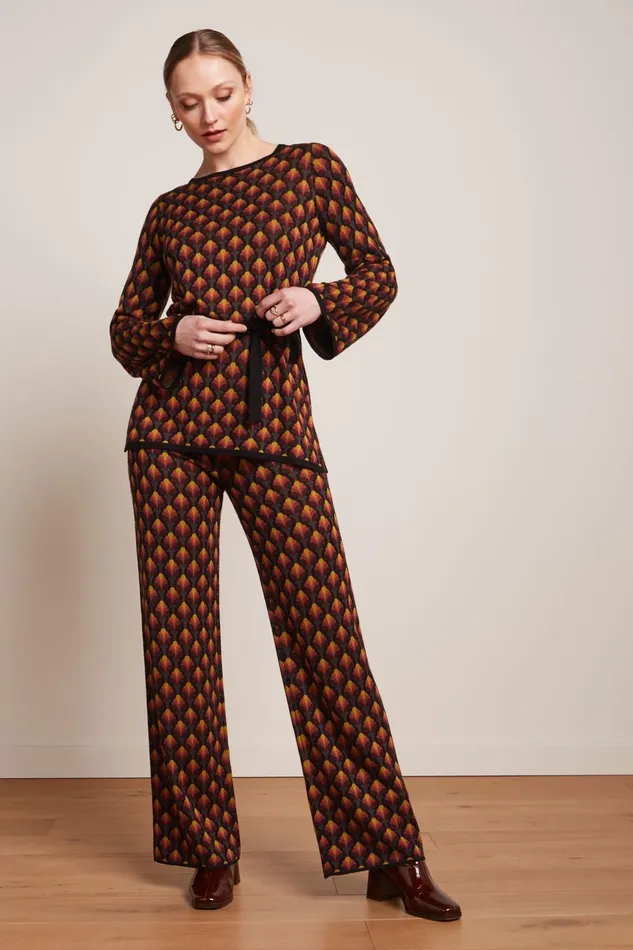 Tops and Shirts Women King Louie Tunic Top Waterloo Black 8211 Waterloo