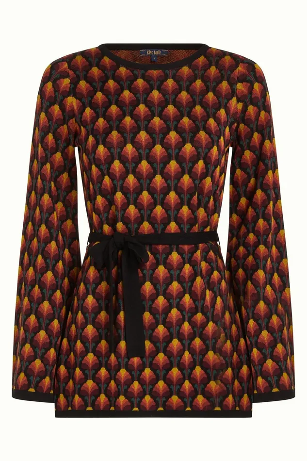 Tops and Shirts Women King Louie Tunic Top Waterloo Black 8211 Waterloo