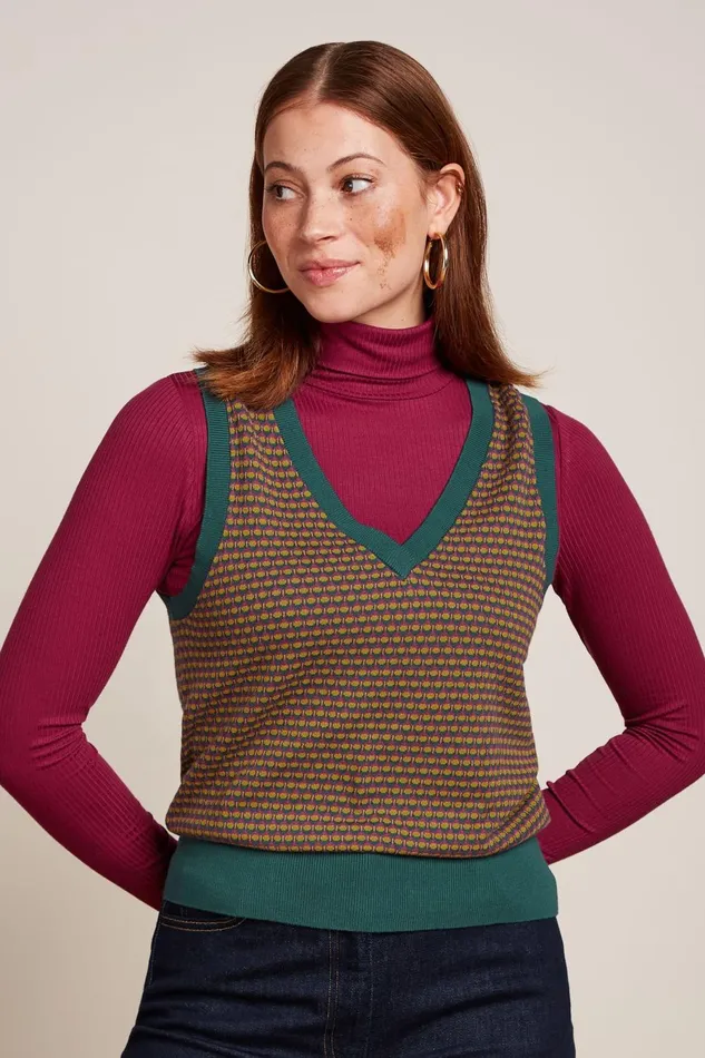 Tops and Shirts Women King Louie V Neck Spencer Graham Pine Green 8211 Graham Tops and Shirts Women King Louie V Neck Spencer Graham Pine Green 8211 Graham