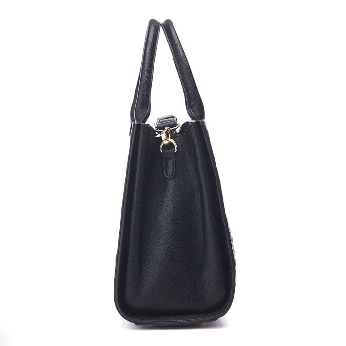 Tote Bags Women Moda In Pelle Blair Bag Black Porvair