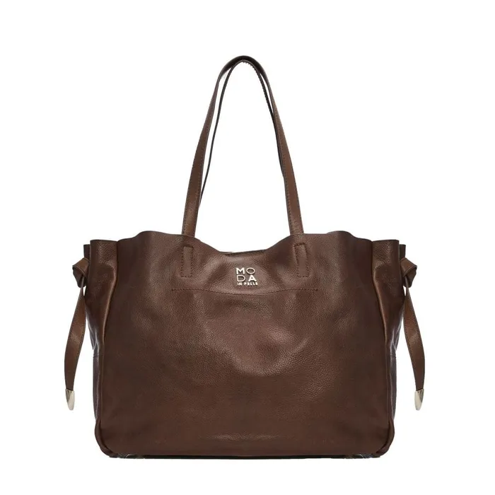 Tote Bags Women Moda In Pelle Indie Bag Dark Tan Leather