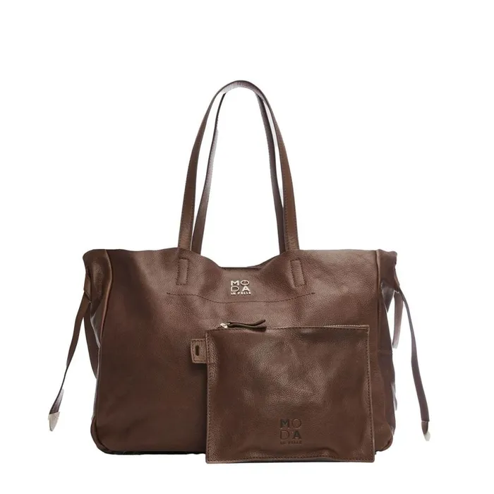 Tote Bags Women Moda In Pelle Indie Bag Dark Tan Leather