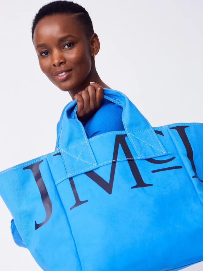 Totes WomenMen JMcLaughlin JMcLaughlin Logo Tote Bag Jmc Blue