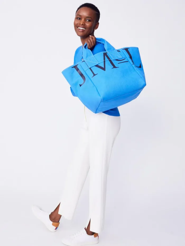 Totes WomenMen JMcLaughlin JMcLaughlin Logo Tote Bag Jmc Blue