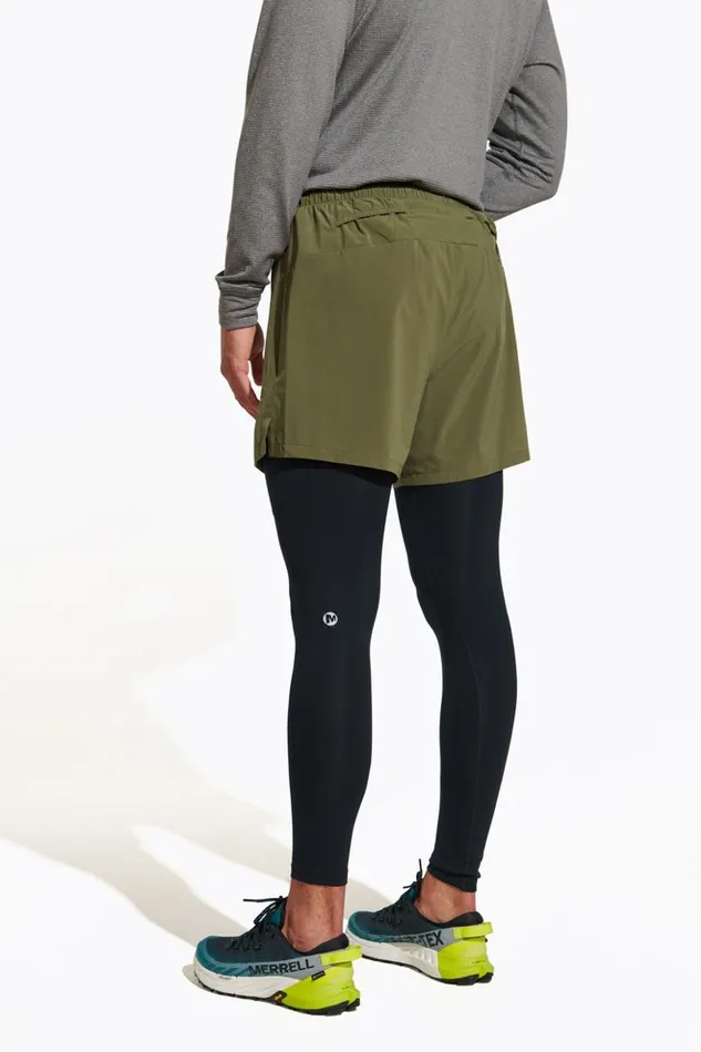 Trail Running Legging Black Men Merrell Bottoms