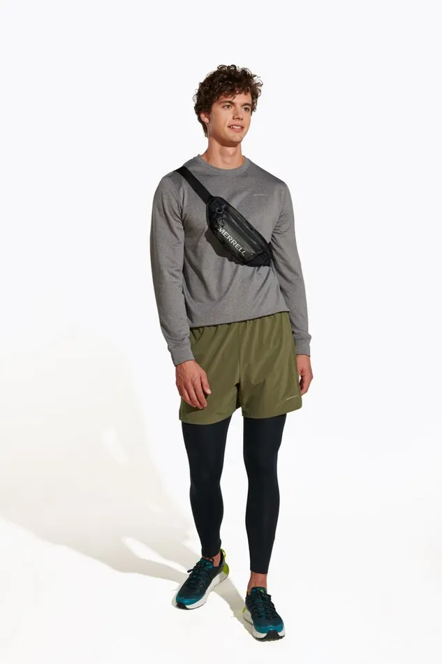 Trail Running Legging Black Men Merrell Bottoms