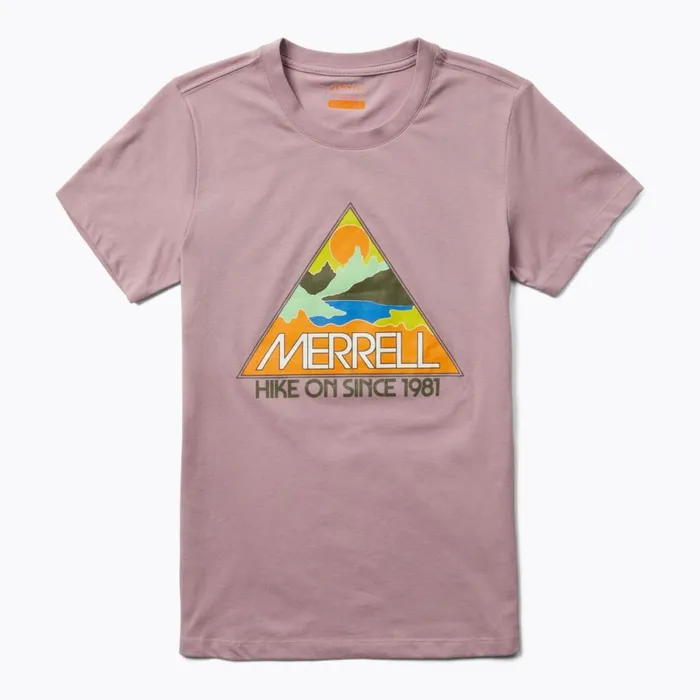 Triangle Tee Elderberry Women Merrell Tops