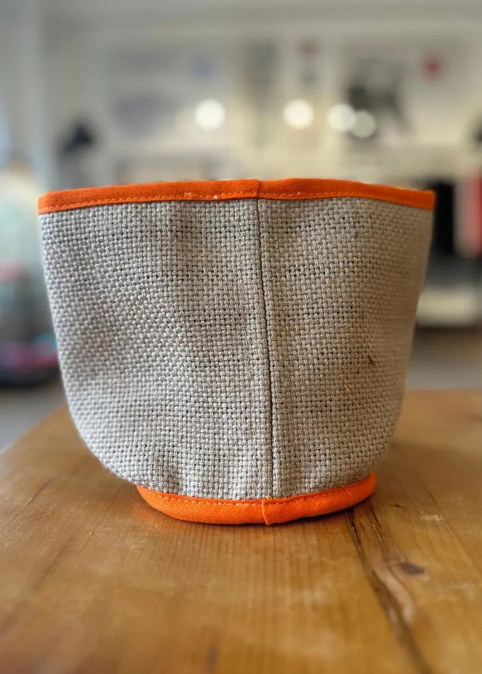 Trinket Tray Natural Canvas Ecrunavyorange Women Saint James Bags