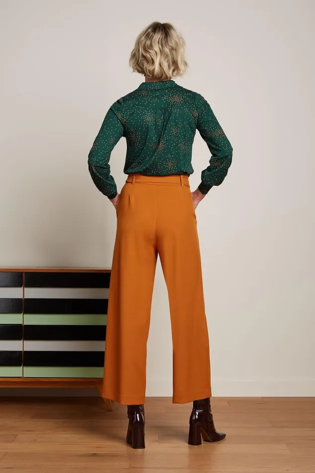 Trousers Women King Louie Ava Pants Tuillerie Maple Orange 8211 Tuilerie