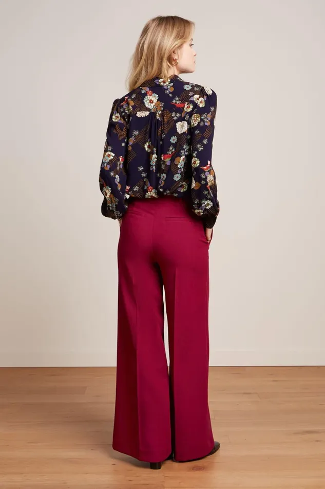 Trousers Women King Louie Chloe Pants Marple Rumba Red 8211 Marple