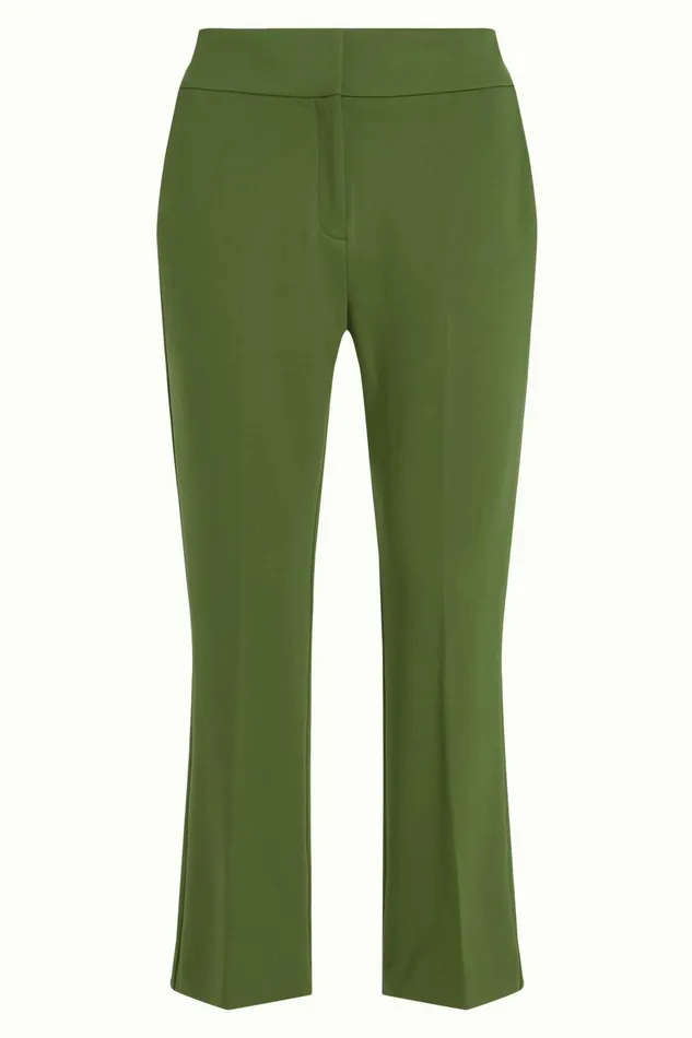 Trousers Women King Louie Jenny Pants Uni Rodeo Olive Green 8211 Uni Rodeo