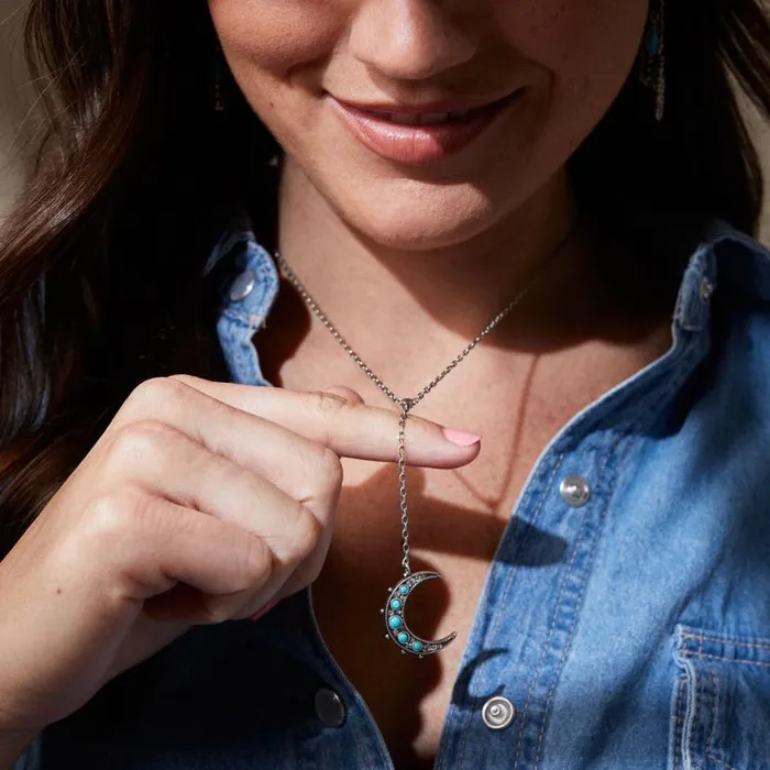 Turquoise Lariat Necklace Silver Women Alex And Ani Balance Harmony