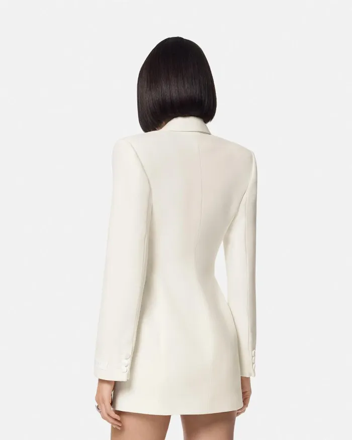 Tuxedo Hourglass Blazer White Women Versace Dresses