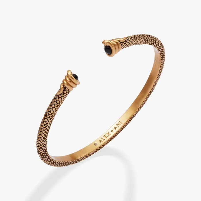 Untamed Snake Cuff Bracelet Antique Gold Women Alex And Ani Bracelets