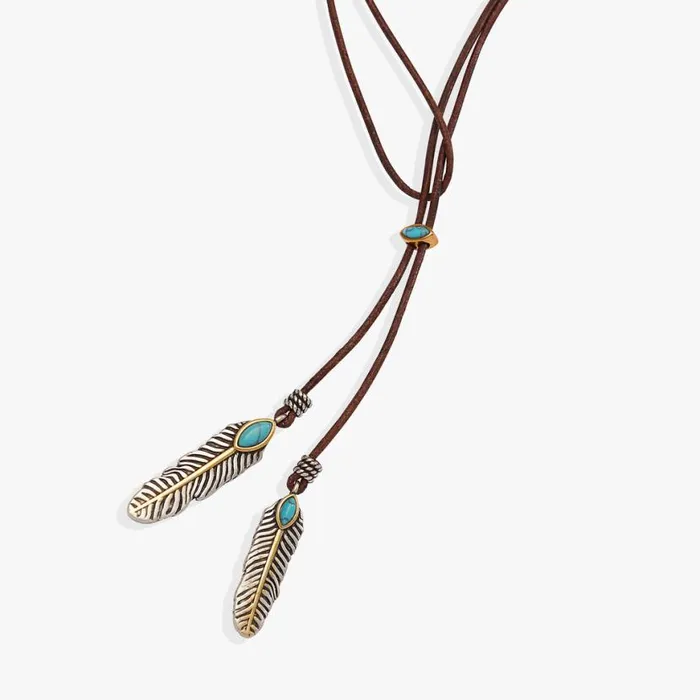 Untamed Turquoise Lariat Necklace Two Tone Women Alex And Ani Necklaces Untamed Turquoise Lariat Necklace Two Tone Women Alex And Ani Necklaces
