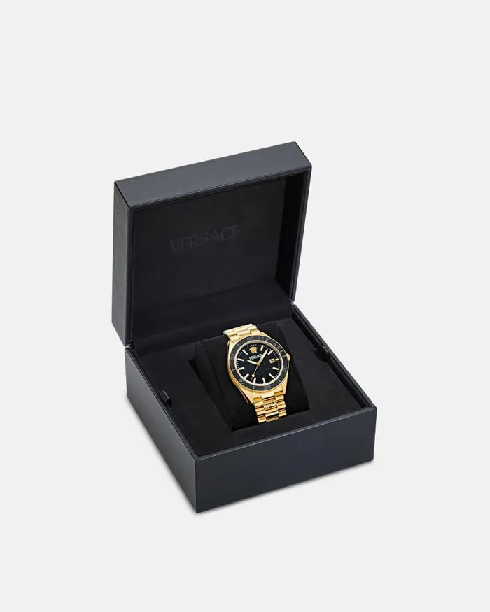VDome Watch Blackgold Men Versace Watches