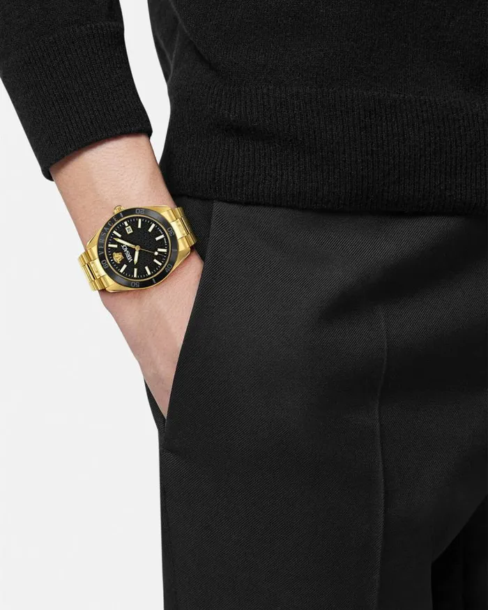 VDome Watch Blackgold Men Versace Watches