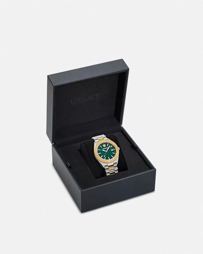 VDome Watch Goldsilver Men Versace Watches