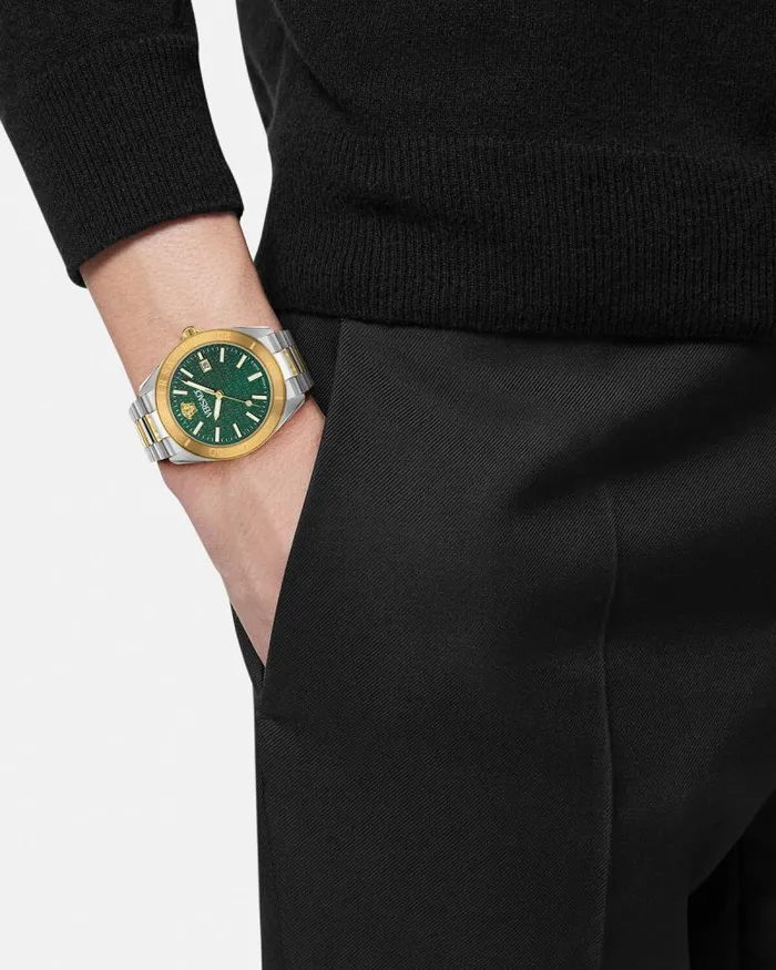 VDome Watch Goldsilver Men Versace Watches