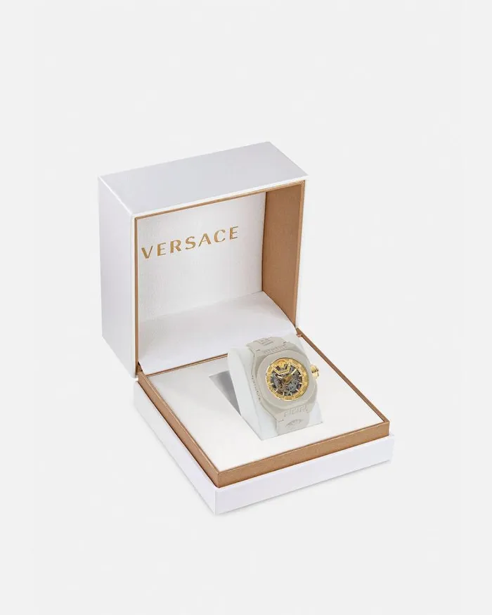 VLegend Skeleton Watch Beige WomenMen Versace Watches
