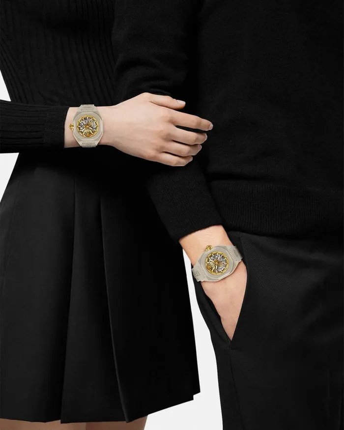 VLegend Skeleton Watch Beige WomenMen Versace Watches