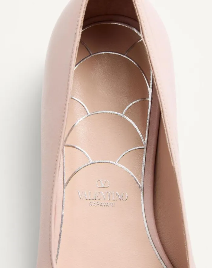 Valentino Ballerinas Woman Maryjane Preshoes Ballerina In Kidskin With Jewel Button 20mm For Woman In Water Rosecrystalpink Water Rosecrystalpink Valentino Ballerinas Woman Maryjane Preshoes Ballerina In Kidskin With Jewel Button 20mm For Woman In Water Rosecrystalpink Water Rosecrystalpink