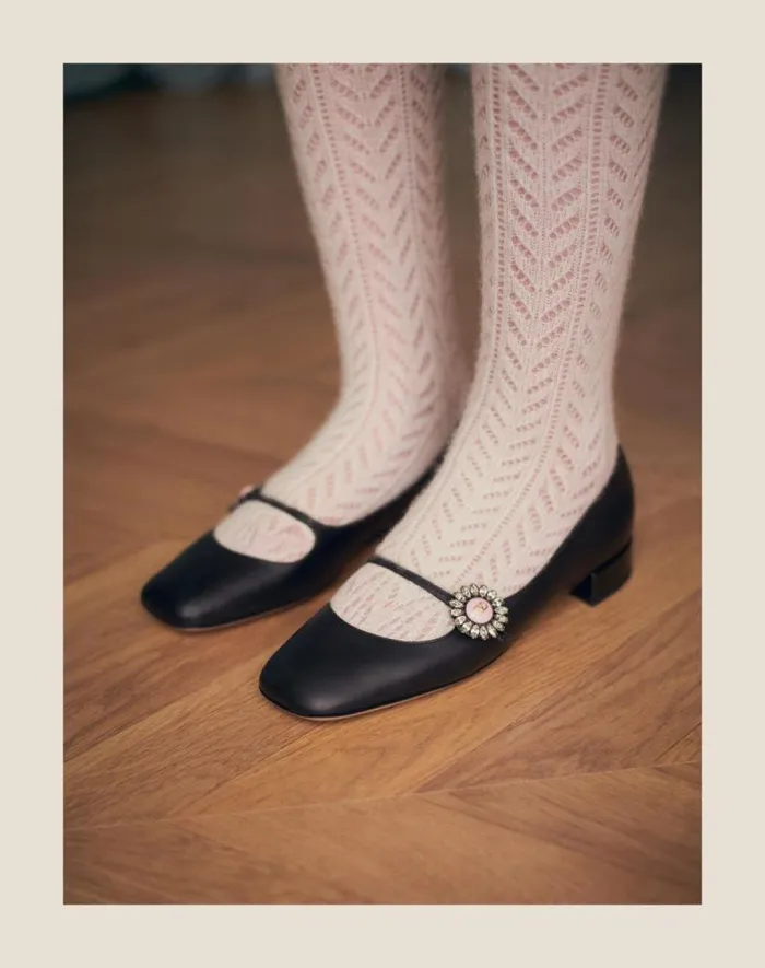 Valentino Ballerinas Woman Maryjane Preshoes Ballerina In Kidskin With Jewel Button 20mm For Woman In Water Rosecrystalpink Water Rosecrystalpink Valentino Ballerinas Woman Maryjane Preshoes Ballerina In Kidskin With Jewel Button 20mm For Woman In Water Rosecrystalpink Water Rosecrystalpink