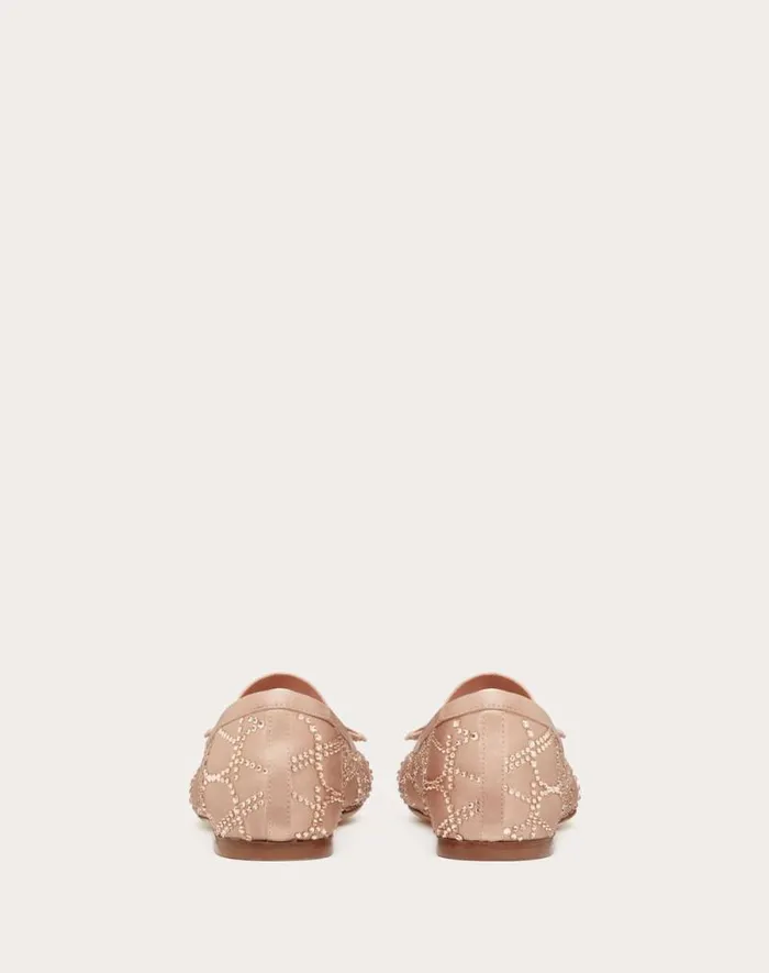 Valentino Ballerinas Woman Toile Iconographe Ballerina With Crystals For Woman In Skin Skin Valentino Ballerinas Woman Toile Iconographe Ballerina With Crystals For Woman In Skin Skin