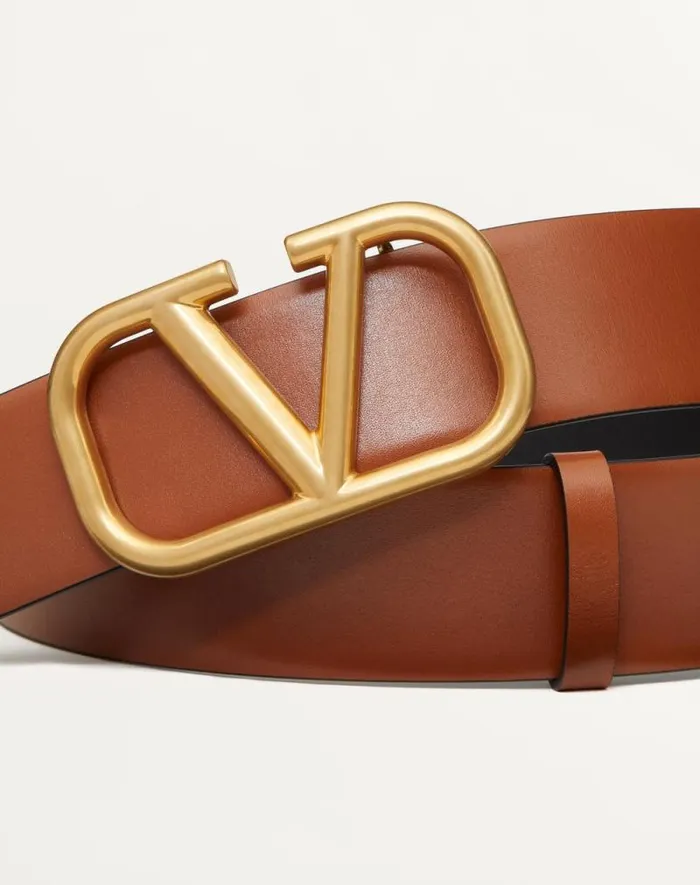 Valentino Belts Man Vlogo Signature Calfskin Belt 40 Mm For Man In Saddle Brown Saddle Brown Valentino Belts Man Vlogo Signature Calfskin Belt 40 Mm For Man In Saddle Brown Saddle Brown