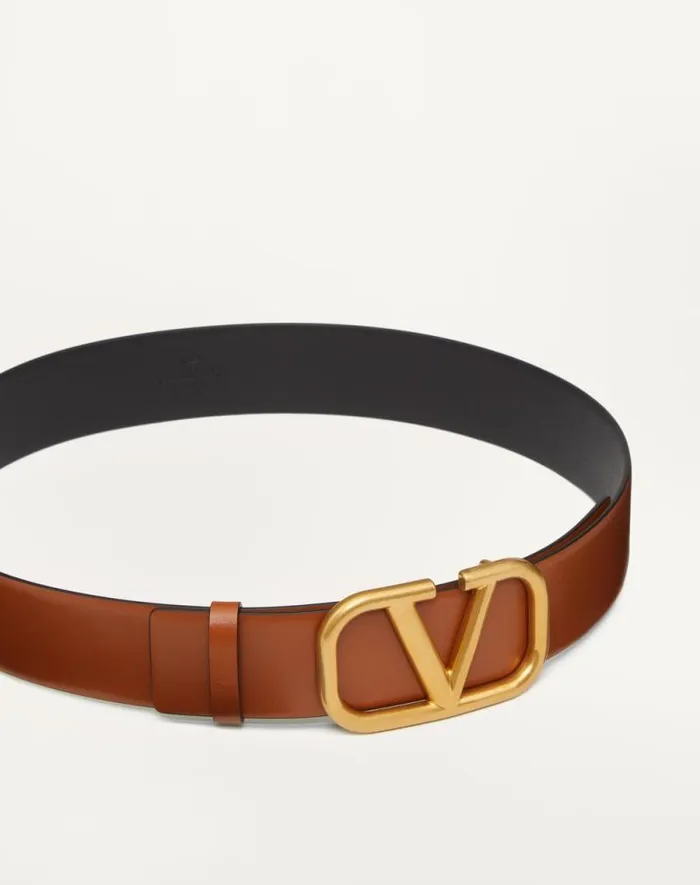 Valentino Belts Man Vlogo Signature Calfskin Belt 40 Mm For Man In Saddle Brown Saddle Brown Valentino Belts Man Vlogo Signature Calfskin Belt 40 Mm For Man In Saddle Brown Saddle Brown