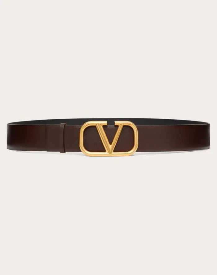 Valentino Belts Man Vlogo Signature Calfskin Belt 40 Mm For Man In Saddle Brown Saddle Brown Valentino Belts Man Vlogo Signature Calfskin Belt 40 Mm For Man In Saddle Brown Saddle Brown