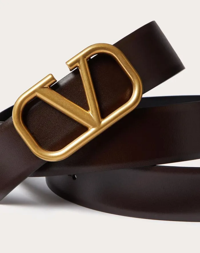 Valentino Belts Man Vlogo Signature Calfskin Belt 40 Mm For Man In Saddle Brown Saddle Brown Valentino Belts Man Vlogo Signature Calfskin Belt 40 Mm For Man In Saddle Brown Saddle Brown