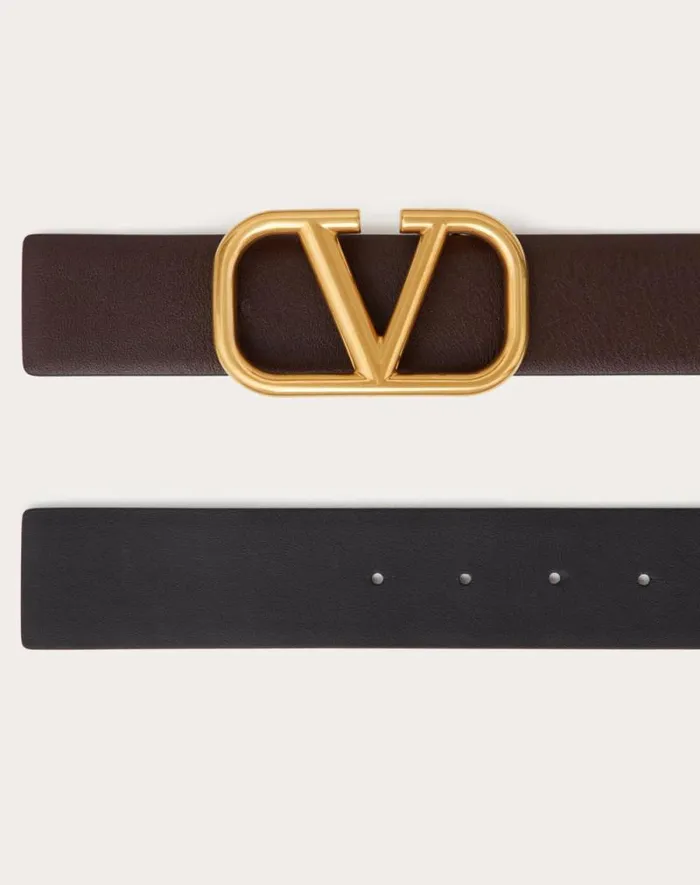 Valentino Belts Man Vlogo Signature Calfskin Belt 40 Mm For Man In Saddle Brown Saddle Brown Valentino Belts Man Vlogo Signature Calfskin Belt 40 Mm For Man In Saddle Brown Saddle Brown