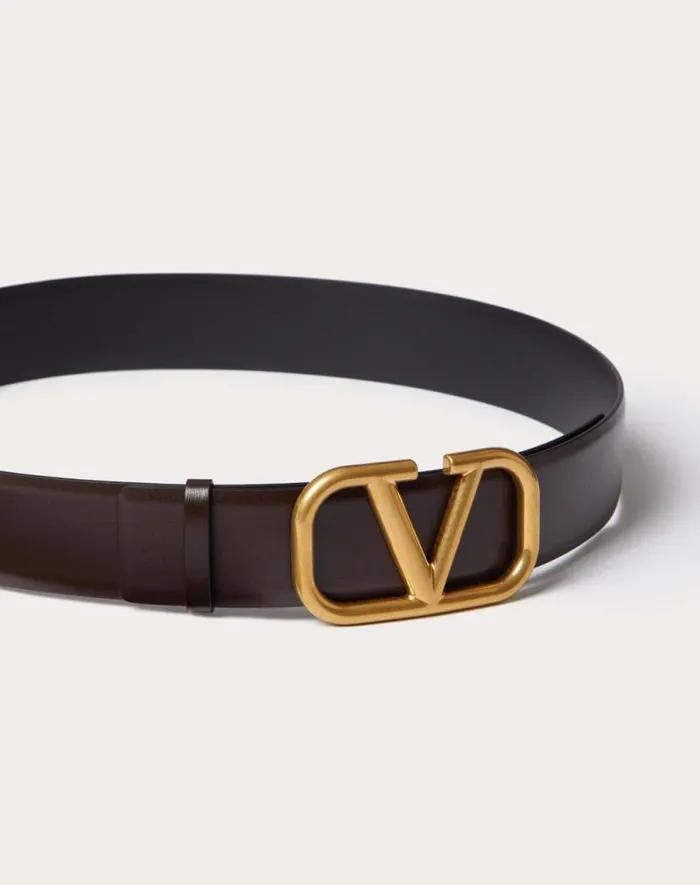 Valentino Belts Man Vlogo Signature Calfskin Belt 40 Mm For Man In Saddle Brown Saddle Brown Valentino Belts Man Vlogo Signature Calfskin Belt 40 Mm For Man In Saddle Brown Saddle Brown