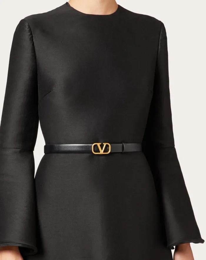 Valentino Belts Woman Reversible Vlogo Signature Belt In Glossy Calfskin 20 Mm For Woman In Blackpure Red Blackpure Red Valentino Belts Woman Reversible Vlogo Signature Belt In Glossy Calfskin 20 Mm For Woman In Blackpure Red Blackpure Red