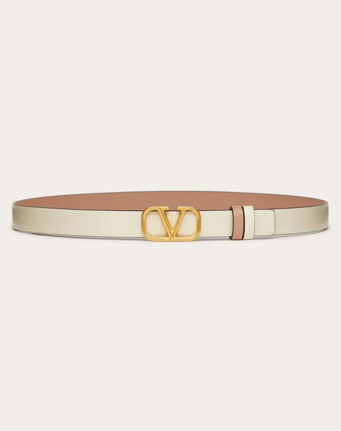 Valentino Belts Woman Reversible Vlogo Signature Belt In Glossy Calfskin 20 Mm For Woman In Blackpure Red Blackpure Red Valentino Belts Woman Reversible Vlogo Signature Belt In Glossy Calfskin 20 Mm For Woman In Blackpure Red Blackpure Red